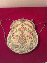 Antique beaded bag