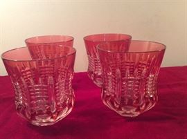 Waterford Cranberry cut to clear