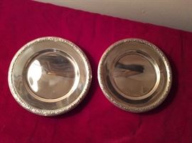 International sterling silver Prelude - 12 bread & butter plates. No monogram.
