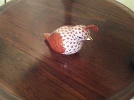 Herend Fishnet California Quail