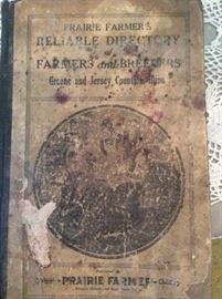 1919 Directory of Farmers & Breeders of Greene & Jersey Counties.