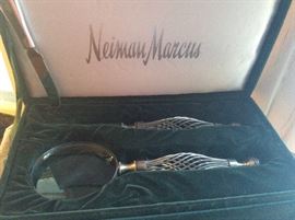 Neiman Marcus silverplate reader & letter opener