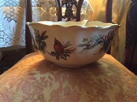 Lenox Winter Greetings punch bowl