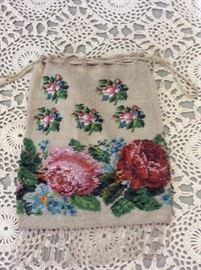 Antique beaded bag