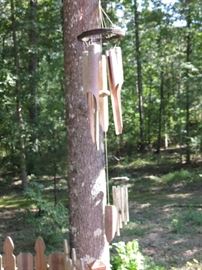 Wind chimes.
