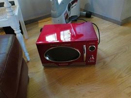 Retro style microwave.