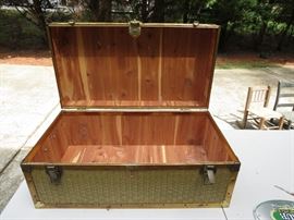 Cedar lined foot locker.