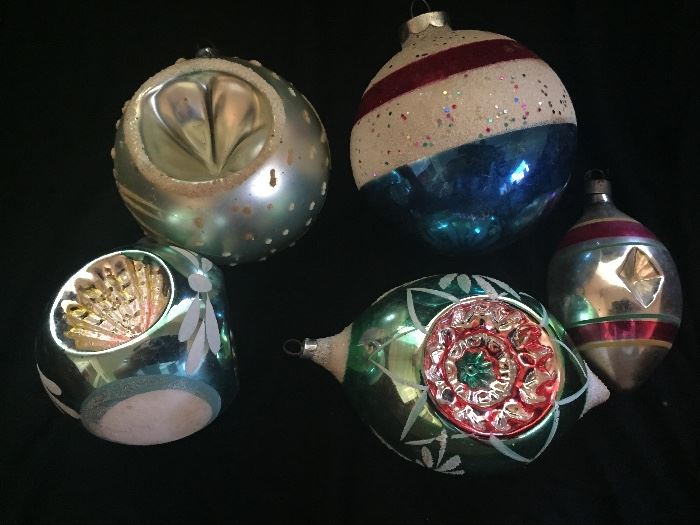 Vintage Glass Ornaments