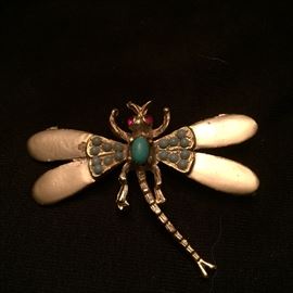 Vintage Dragonfly Pin