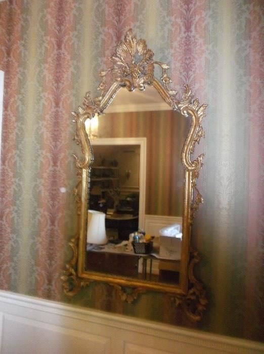  Chippendale style mirror manufacture Lebarge