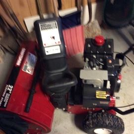 Brand new never used Craftsman 22" electric start snow blower.