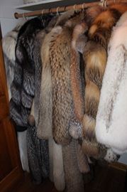 We have 11 Furs and a ton of leather jackets, hats to go with most of the furs.  Amazing.