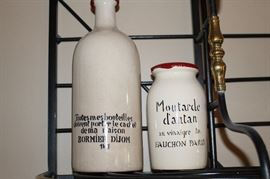 adorable mustard jars from France