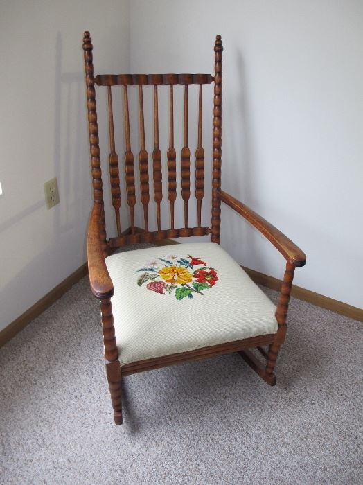Beautiful antique Swedish rocking chair