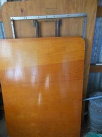 Home built folding tables