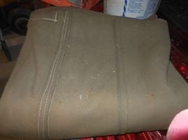 Heavy military issue tent