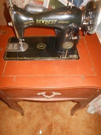 Sewbest sewing machine and cabinet/works but needs new belt