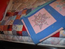 2 old quilts
