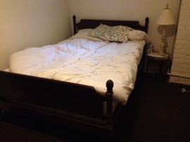 antique double bed sold