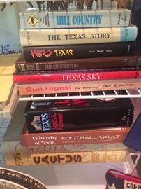 University of Texas yearbooks and other books about Texas
