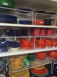 Fiesta dishes in a variety of colors