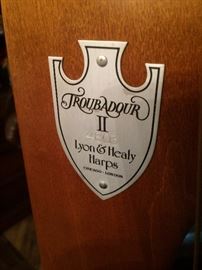 Troubadour II by Lyon & Healy harp (Chicago - London)
