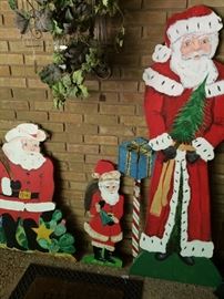 Hand-painted by Dixie Clay Christams art pieces