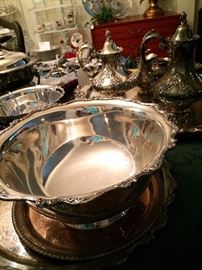 Lovely silver-plate selections