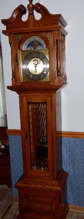 Cable driven Grandfather Clock