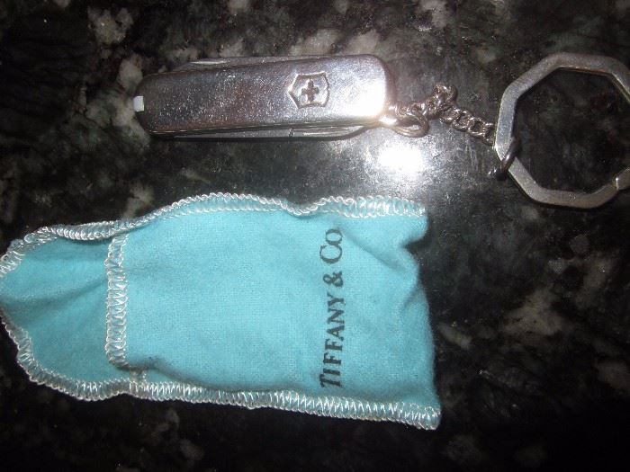Tiffany Pocket knife w/ key ring 