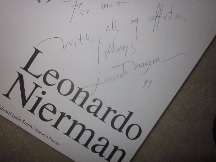Signed Nierman book