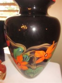 Glass Art, Hand blown glass, Fields & Fields Floral Vase 