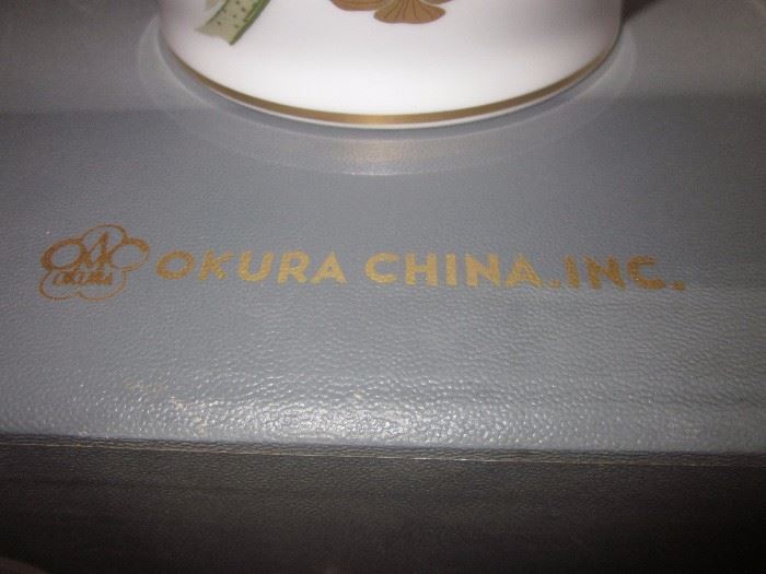 Okura China Vase w/ box 