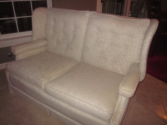 Vintage loveseat, excellent condition . Custom upholstery 