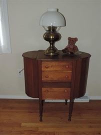 Traditional sewing stand...