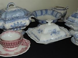 19thC. Transfer ware ....