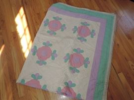 One of the dozen quilts ... detail shown