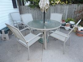 Patio Set...it might be near the end of the season...but this is a nice set ...