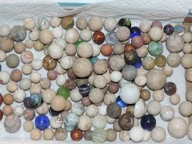 Marbles...all antique / vintage - will be sold in smaller bag-lots...