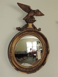 Bulls-Eye Mirror / period but has issues (wings)...