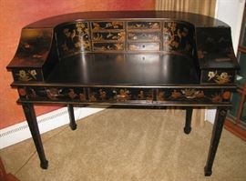 Oriental motif desk
