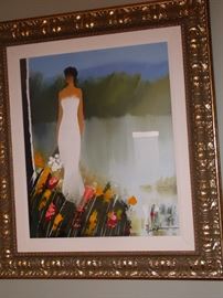 031 Bellet, oil, Au Bord du Loc