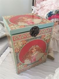 A doll jack-in-the box by Enesco
