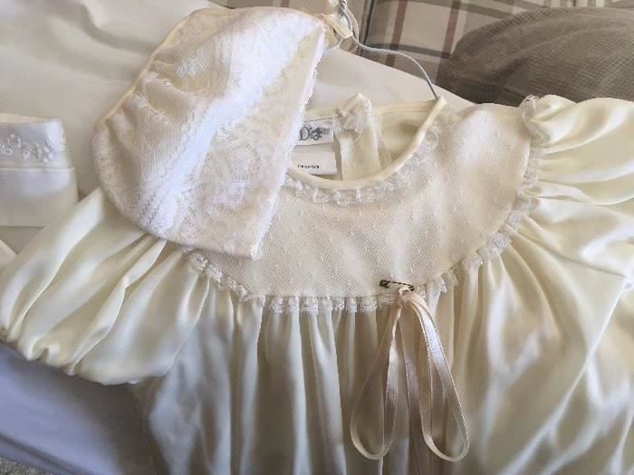 Baby Dior vintage Christening gown