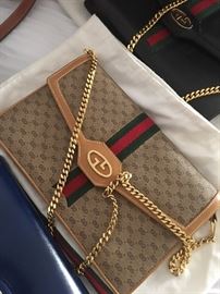 Vintage Gucci purses. Feel the quality.