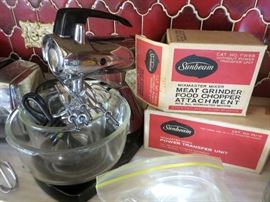 Sunbeam mixmaster and attachments