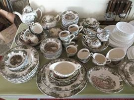 Johnson Bros. large set of china