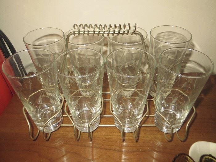 Vintage barglass set