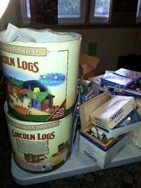 Lincoln Logs, Tinker Toys and more