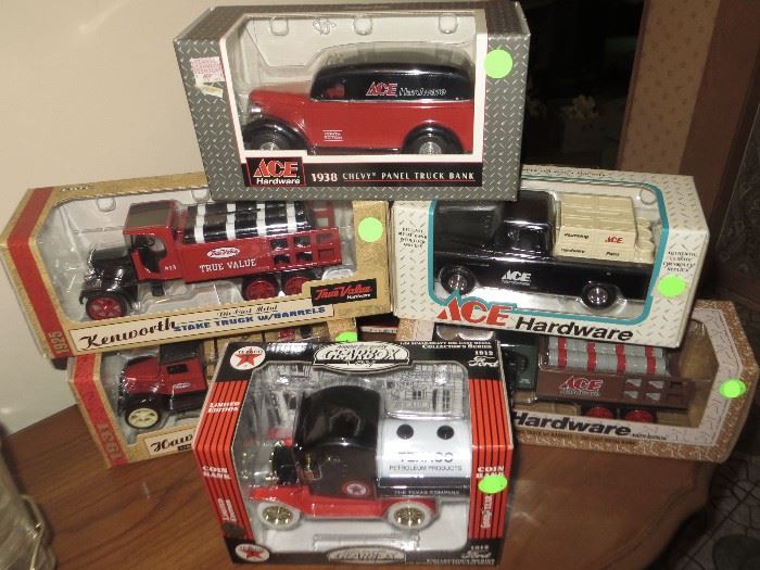 Model cars and trucks